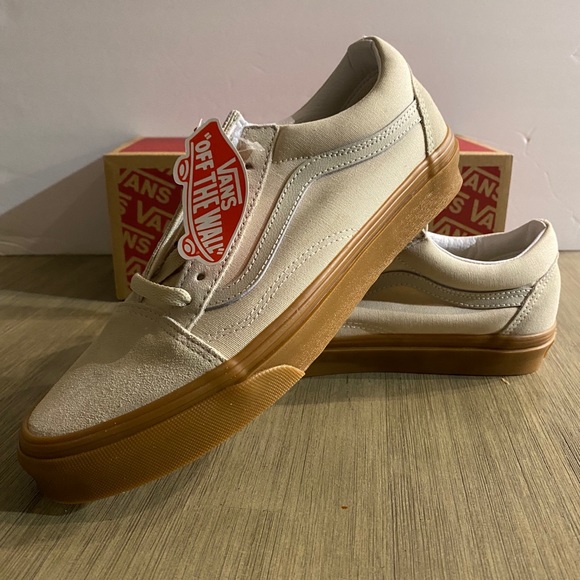 vans old skool gum oatmeal